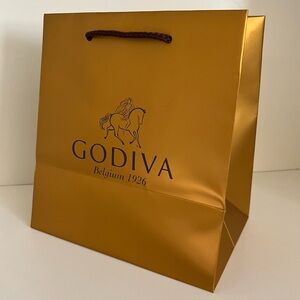 NEW Gold Godiva Gift Bag